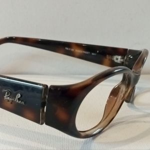 Vintage Ray Ban Faux Tortoise  Eyeglass Frame.  NOS  Italy